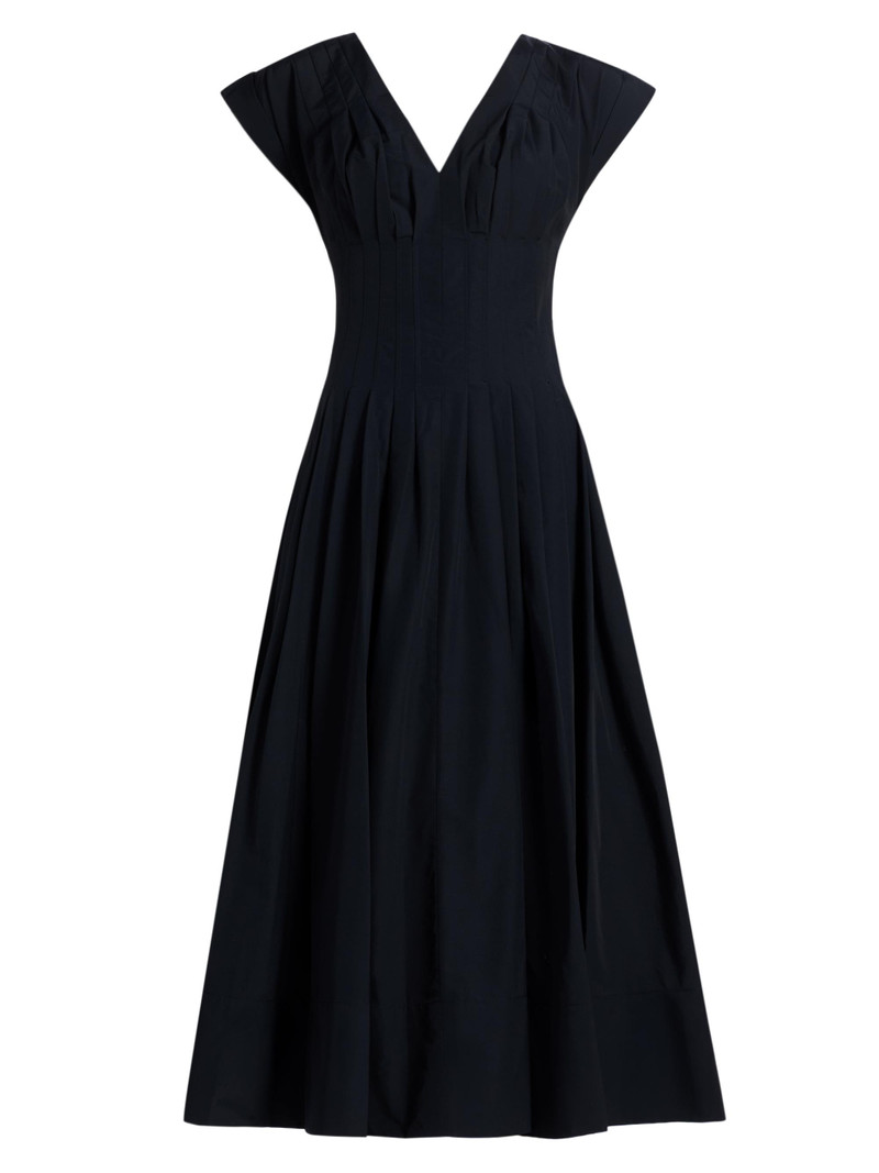Women's Nina Pleated Midi-Dress - Midnight 1