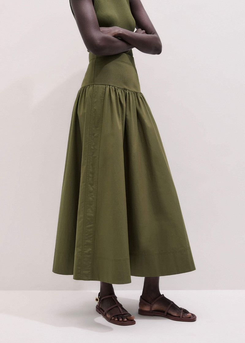 Mixed Media Maxi Skirt 3