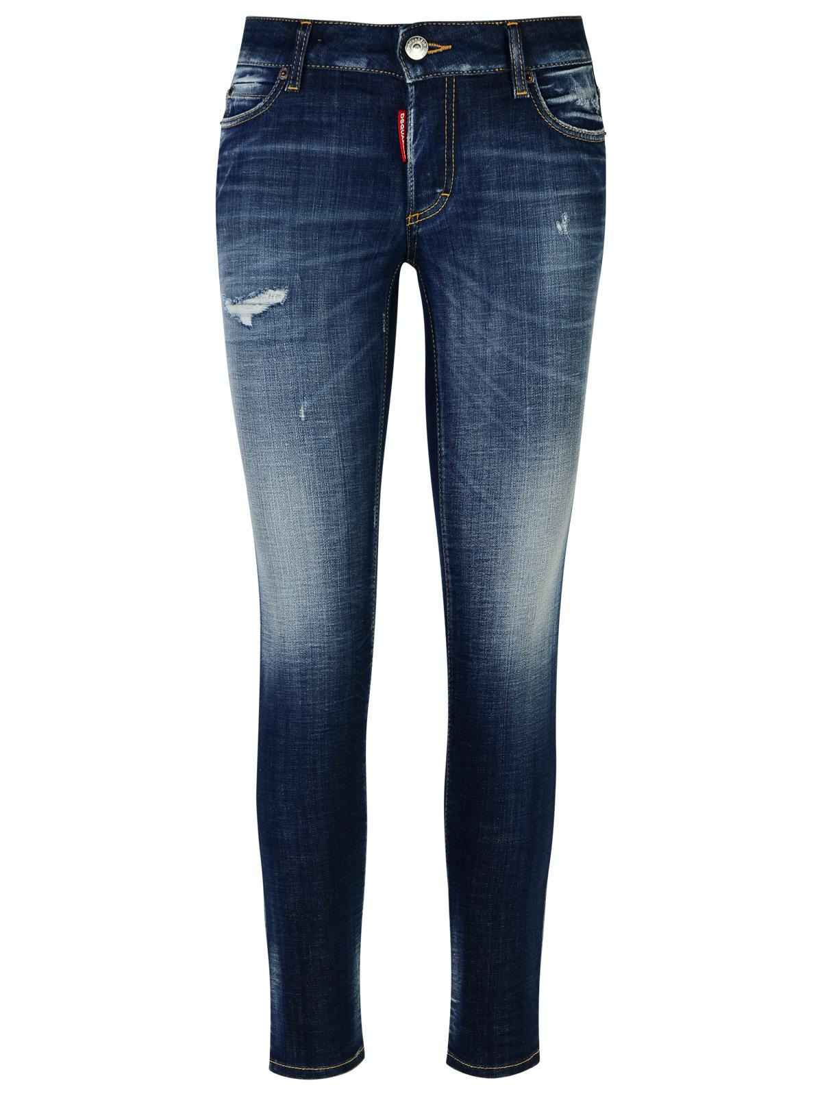 Dsquared2 'Jennifer' Blue Cotton Denim Jeans Women - 1