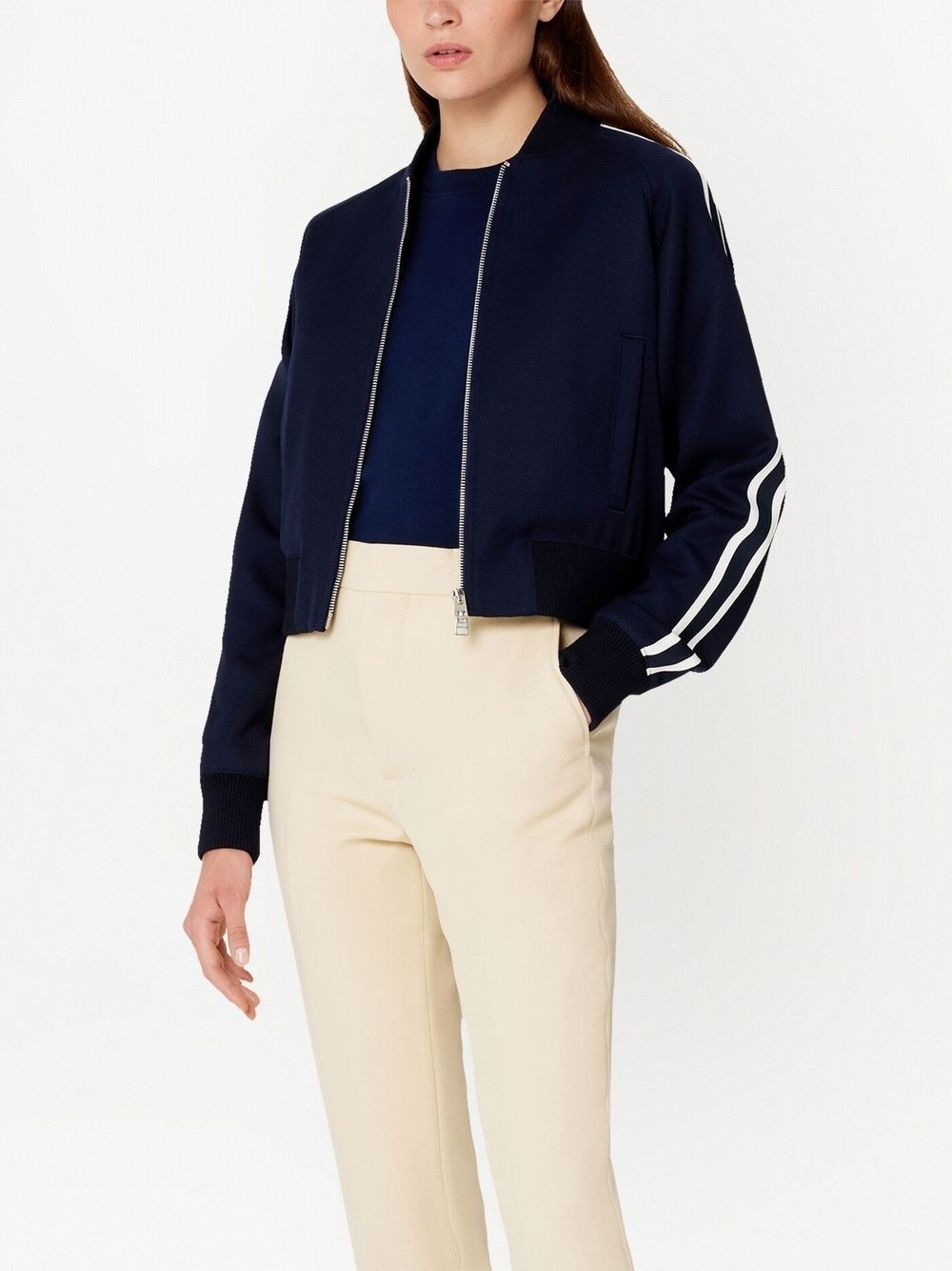 stripe-trim track jacket - 3