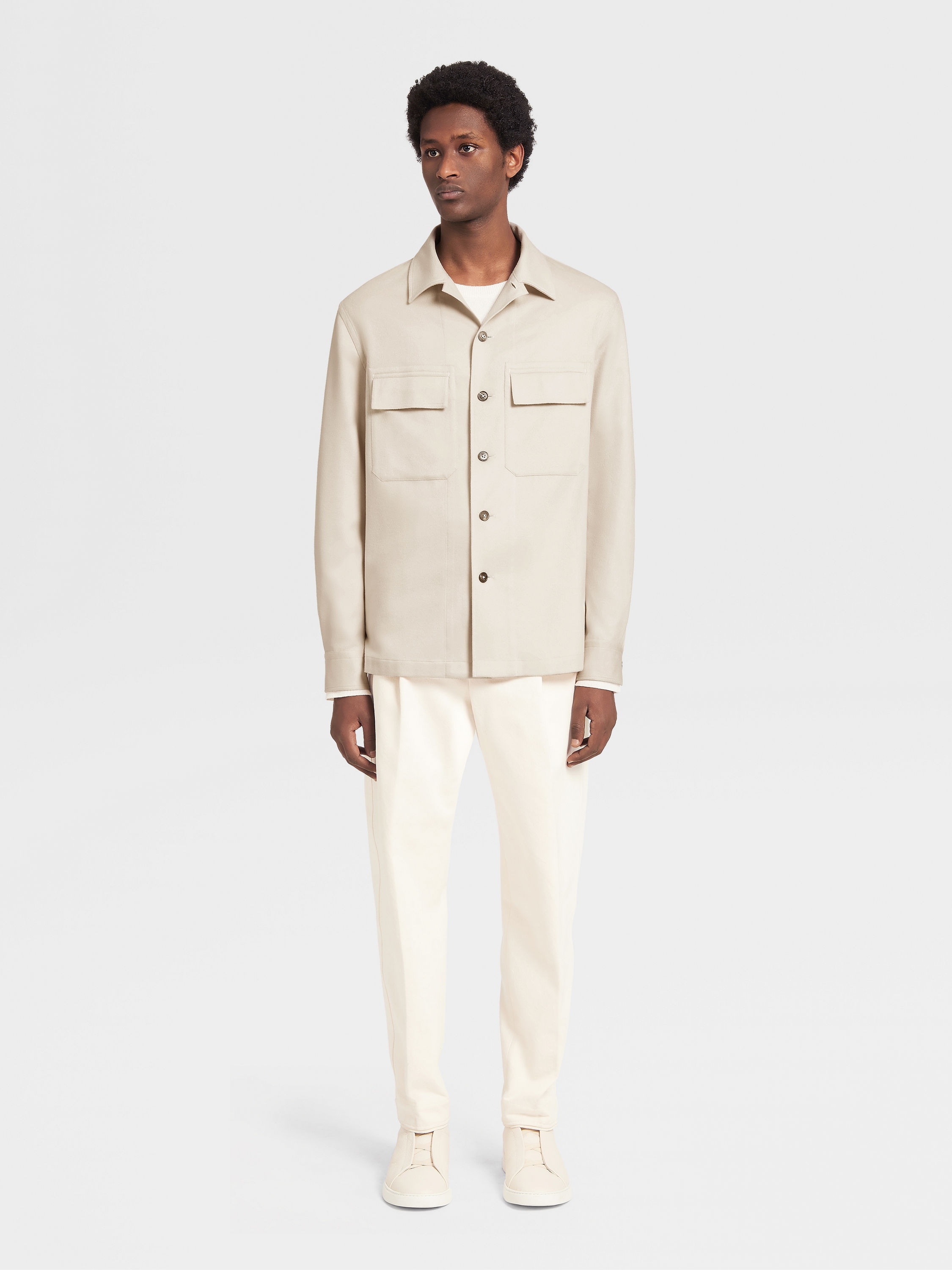 OFF-WHITE OASI CASHMERE OVERSHIRT - 5