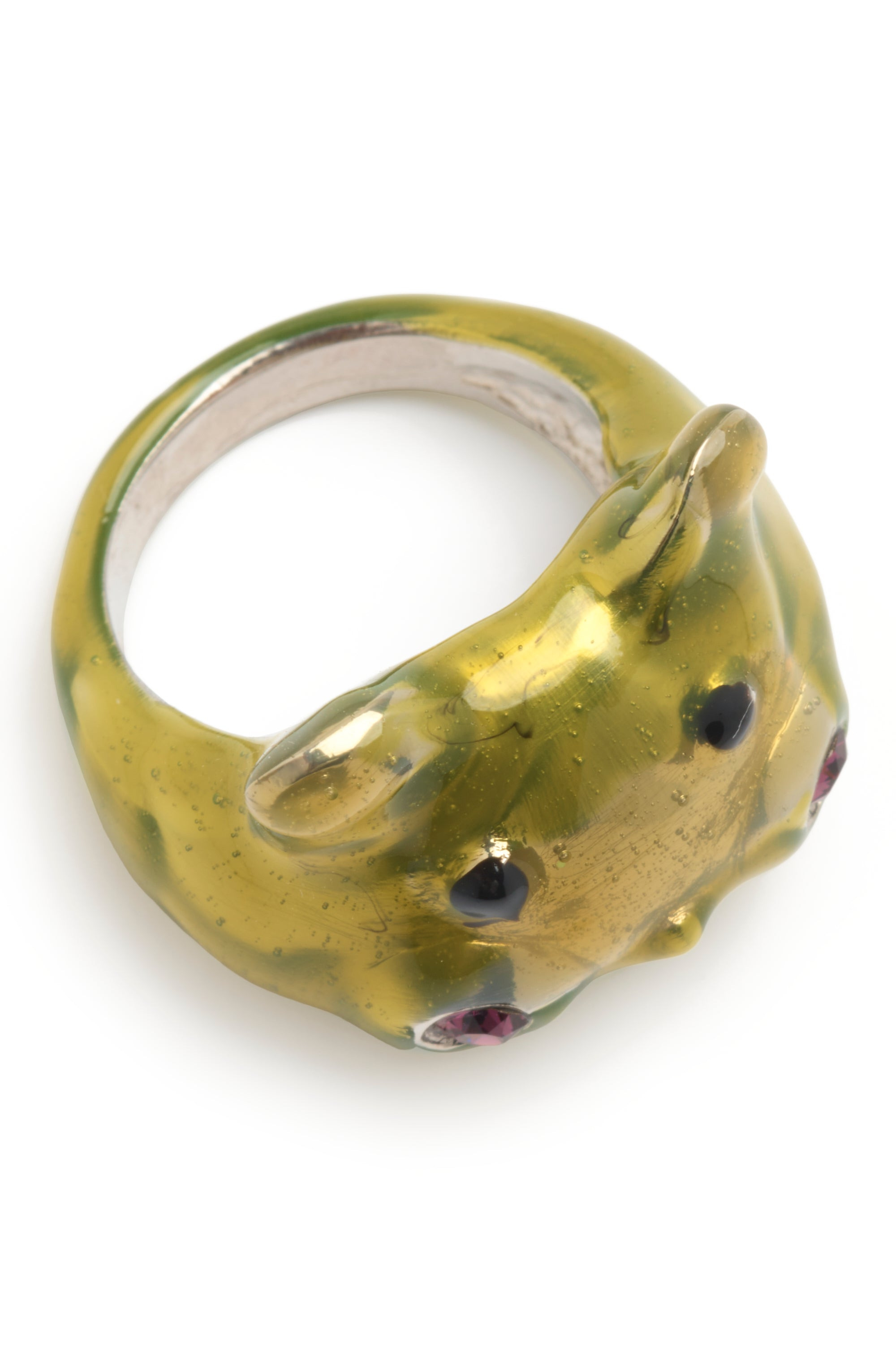 LIME BUG RING - 4