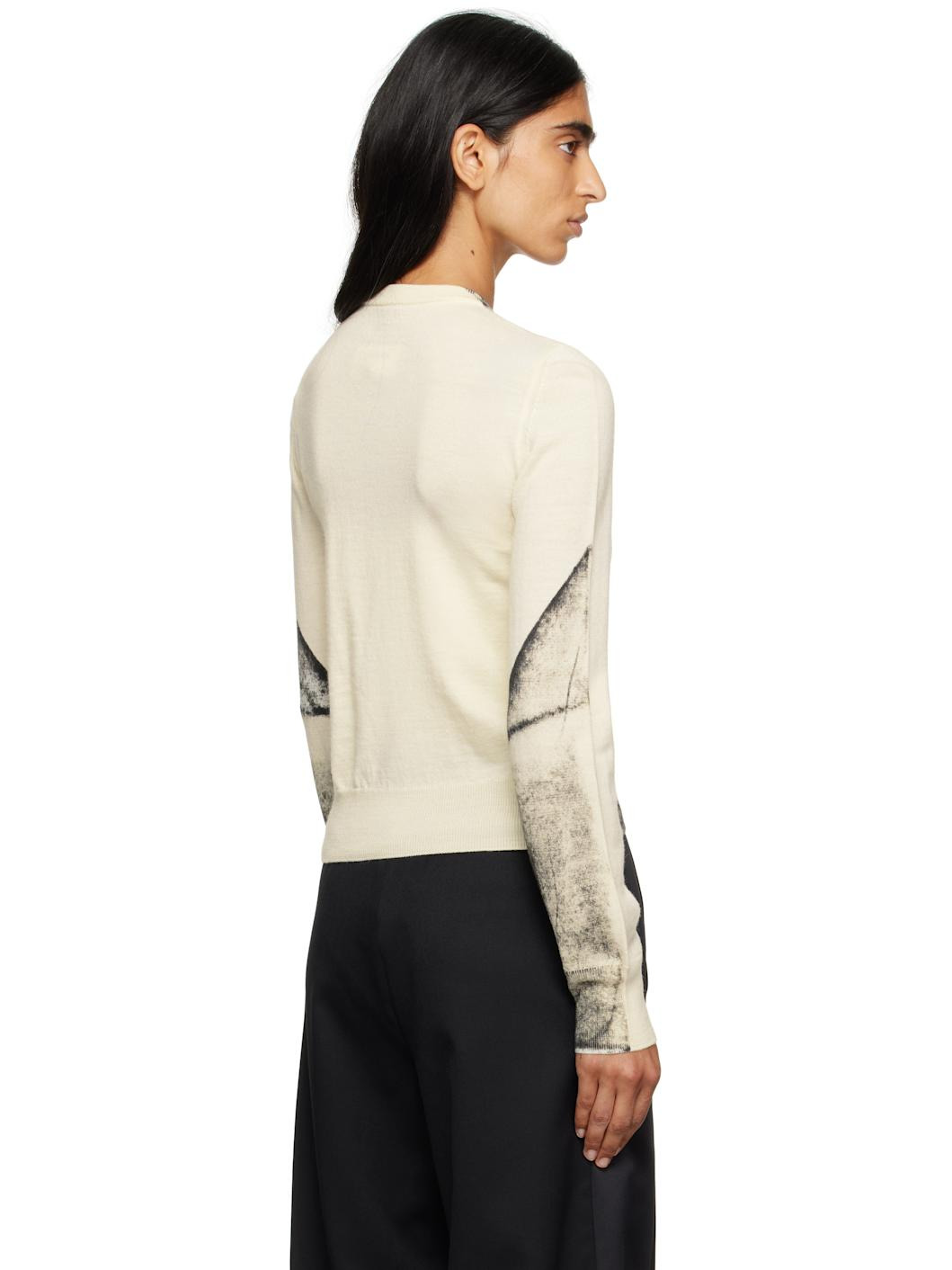 Off-White Folded Printed Gauge 14 Cardigan - 3