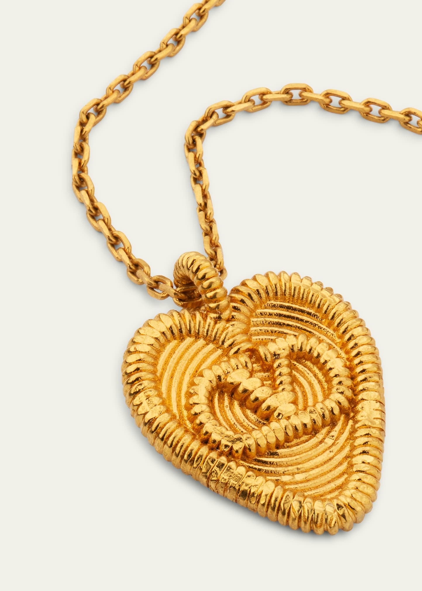 Fil Perdu Heart Pendant Necklace - 3