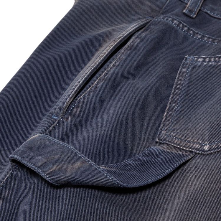 JW Anderson Aged Twisted Workwear Jeans 'Navy' - 3