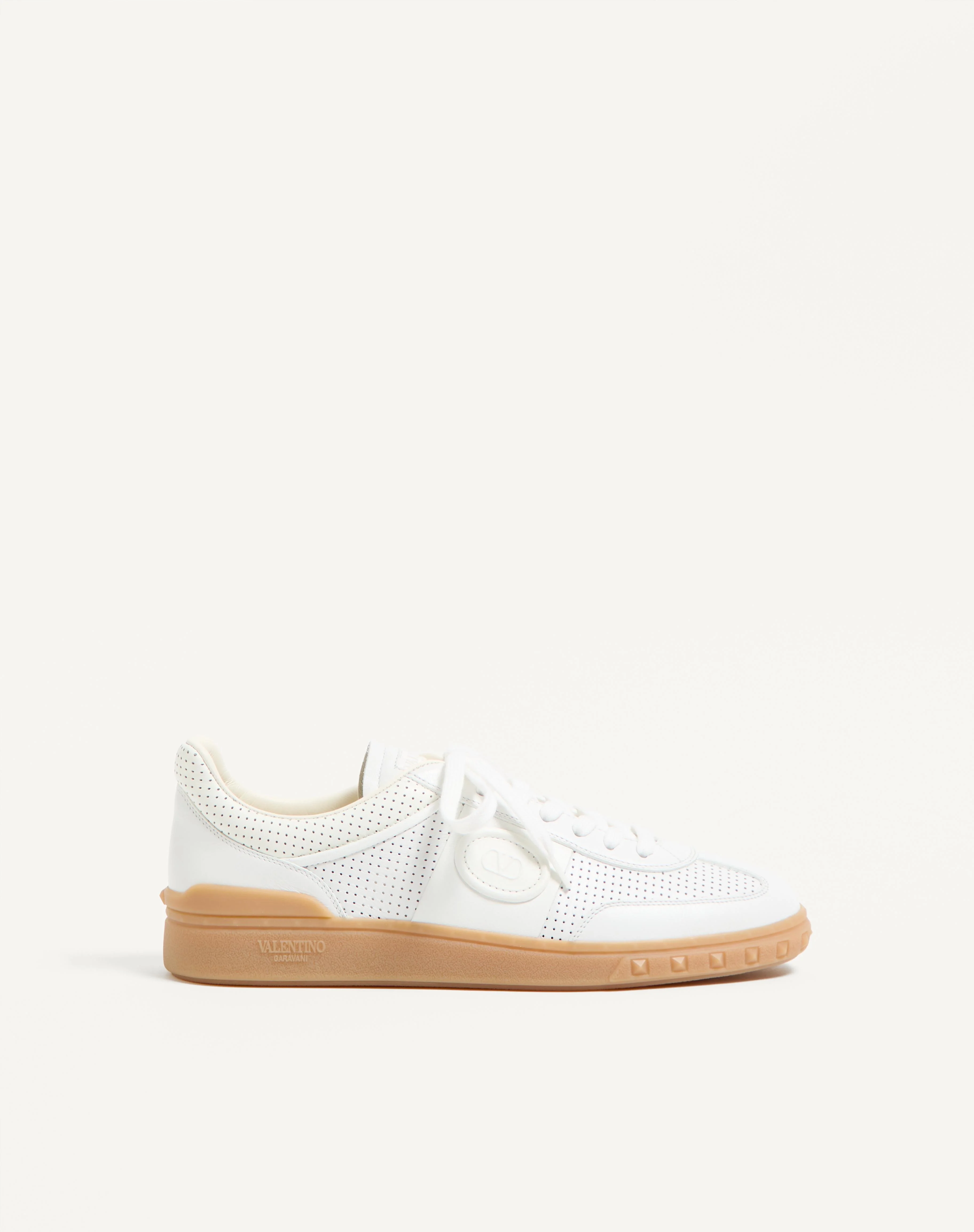 UPVILLAGE LOW-TOP SNEAKER IN PERFORATED NAPPA LEATHER - 1