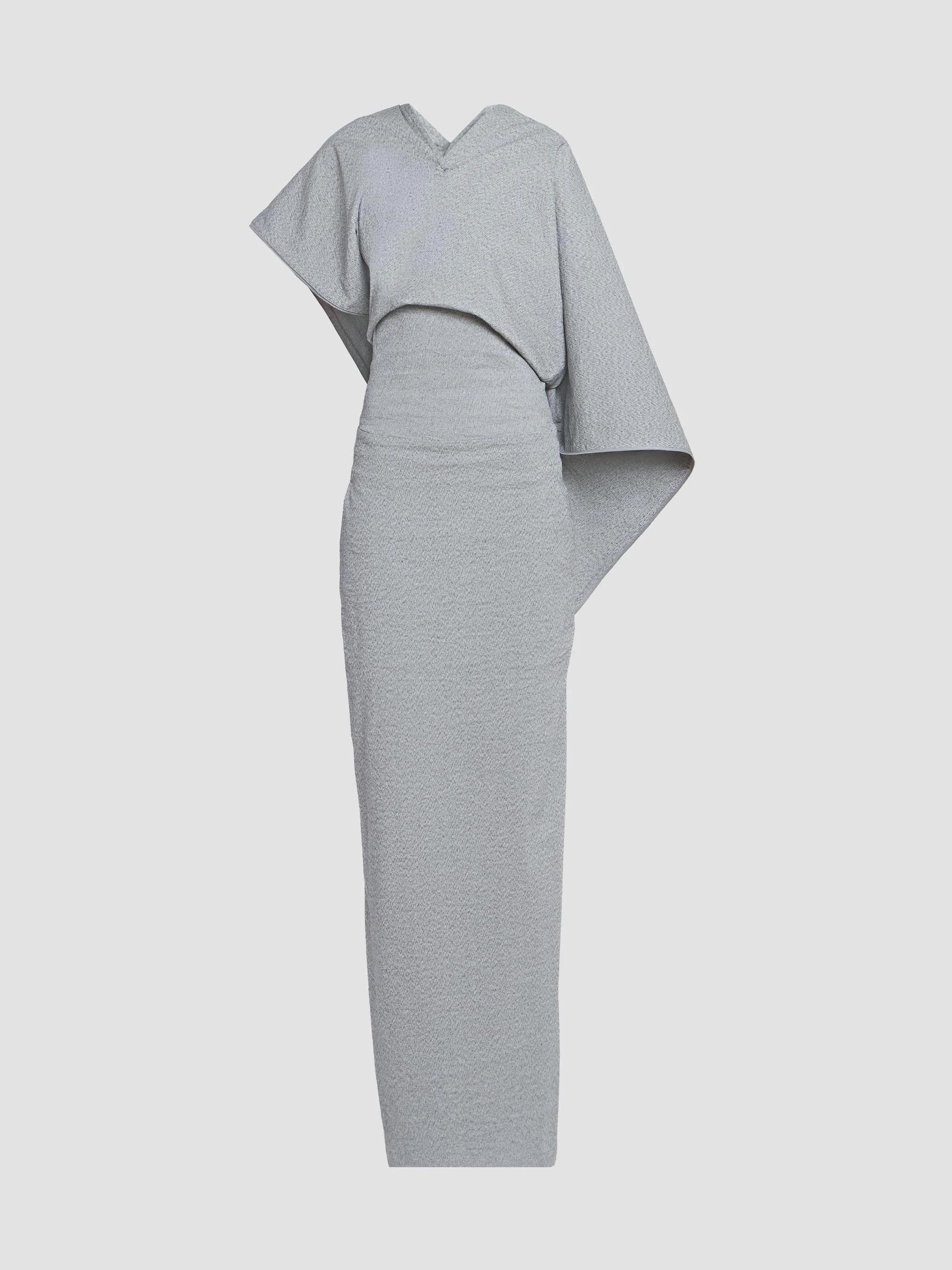 Women's Allow Pebbled Drape Maxi Dress - Gray - 1