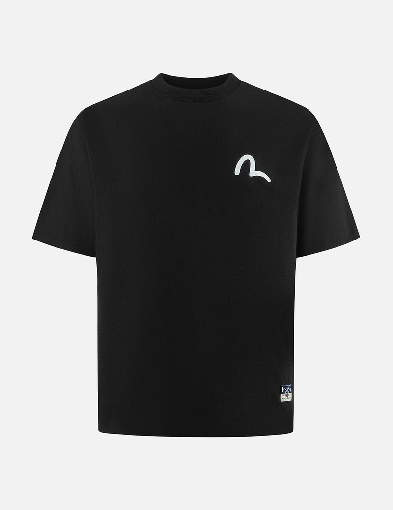 Hakutaku Seagull Print Relax Fit T-Shirt 2