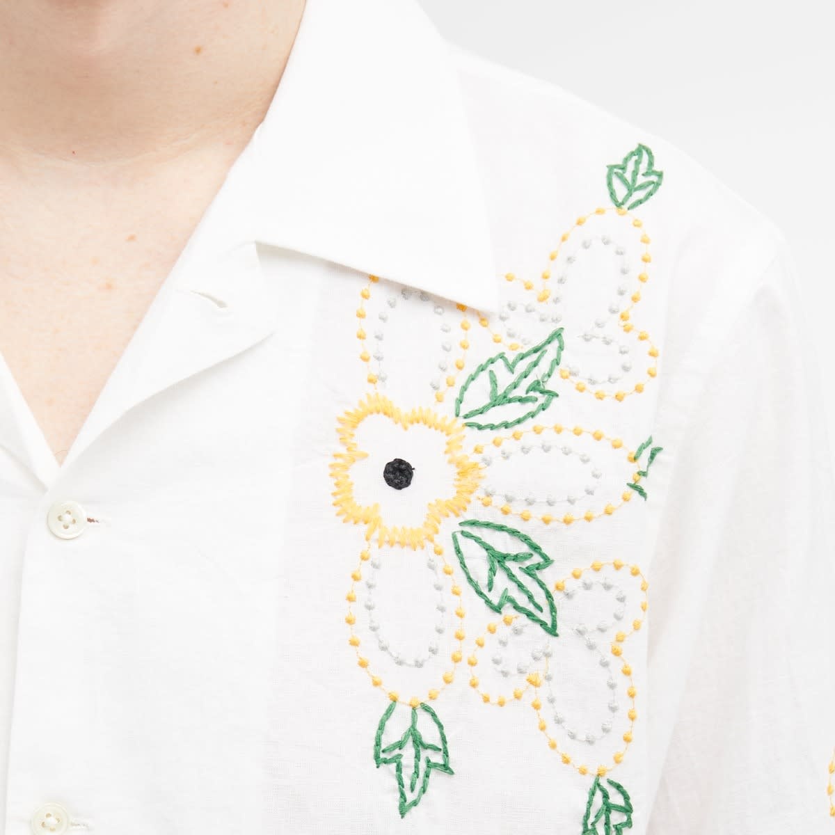 BODE Embroidered Buttercup Shirt - 5