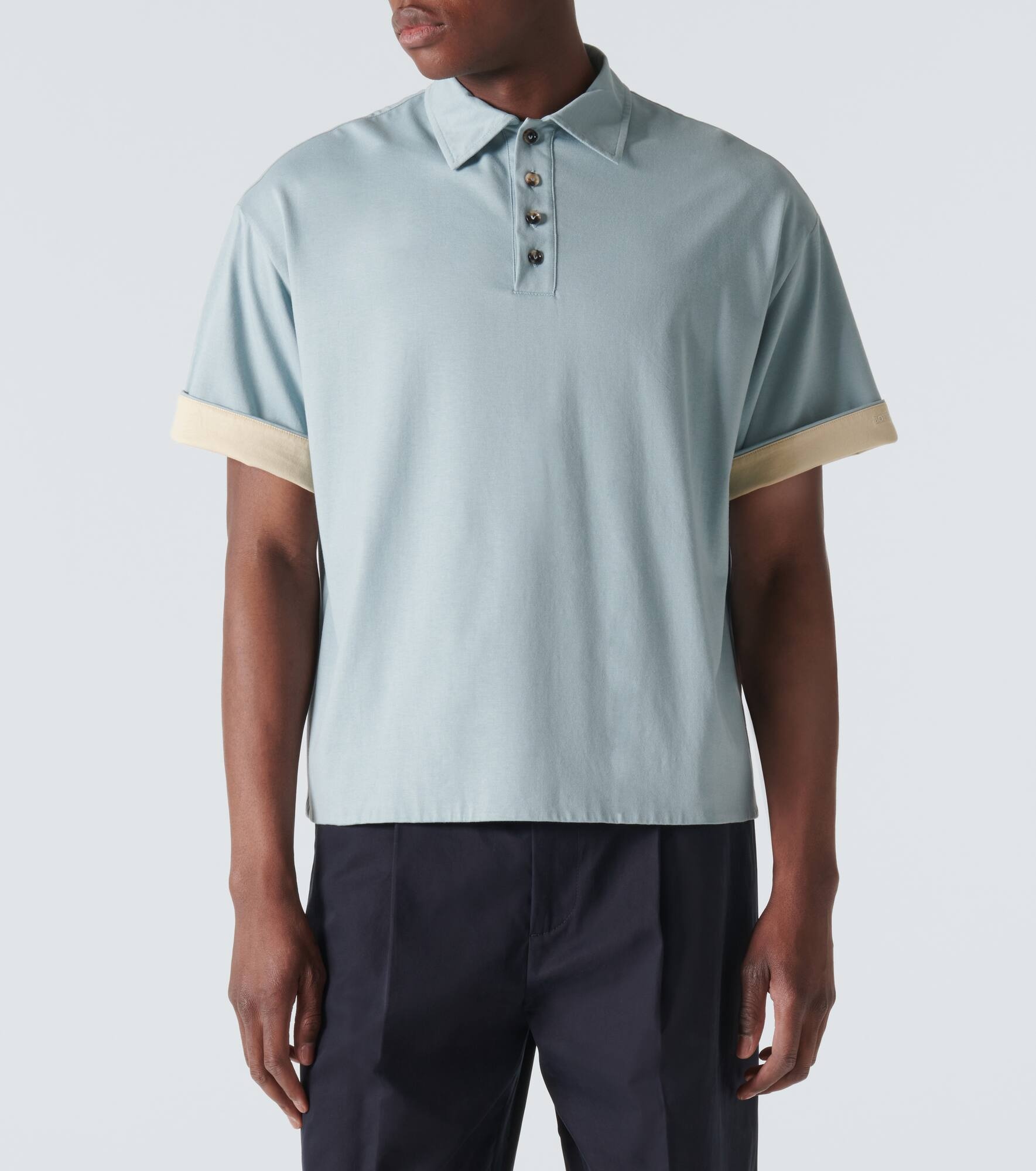 Cotton jersey polo shirt - 3