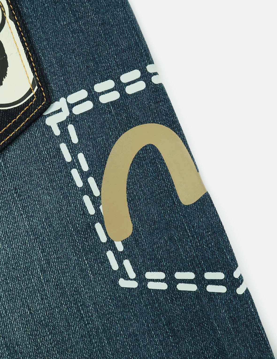 MULTI-POCKET WASHED DENIM JOGGERS - 8