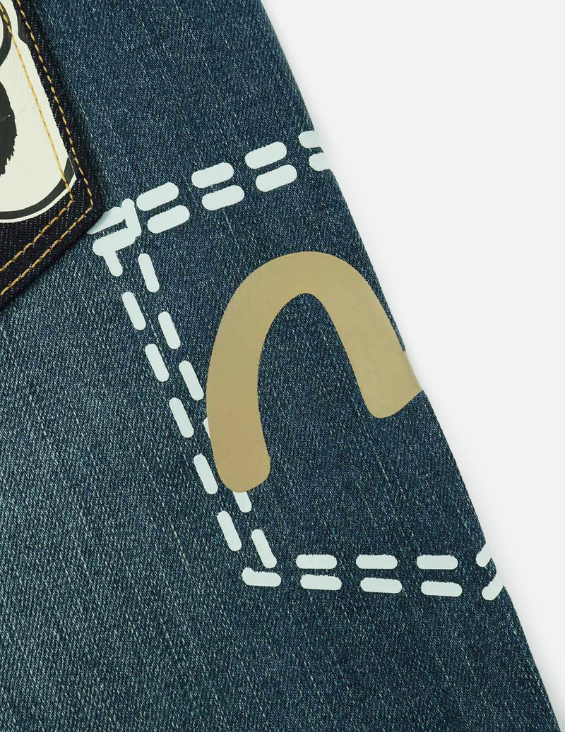 MULTI-POCKET WASHED DENIM JOGGERS 8