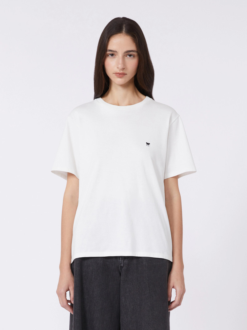 VENACO Cotton basic T-shirt - OPTICAL WHITE 3