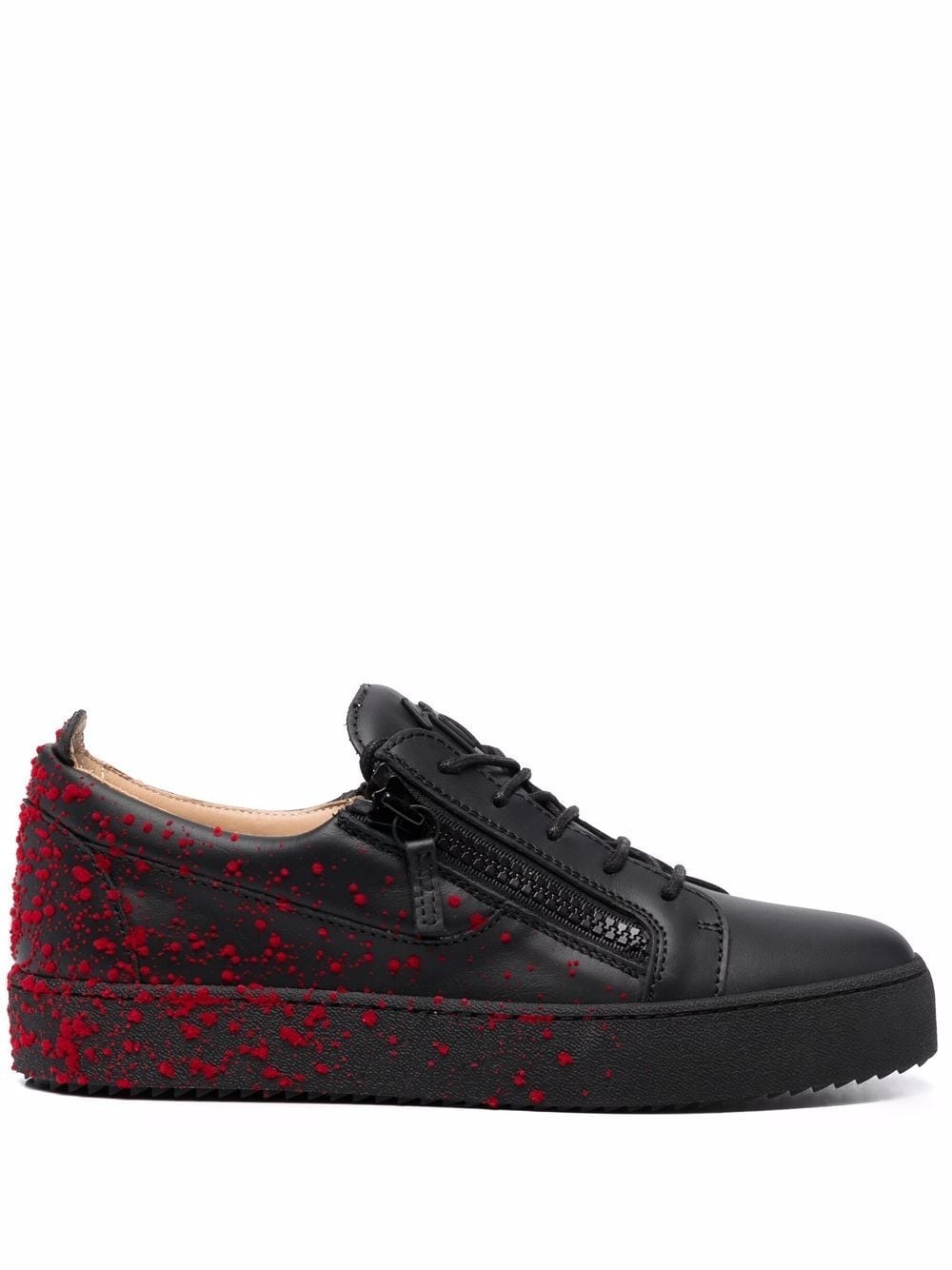 Frankie spray low-top sneakers - 1