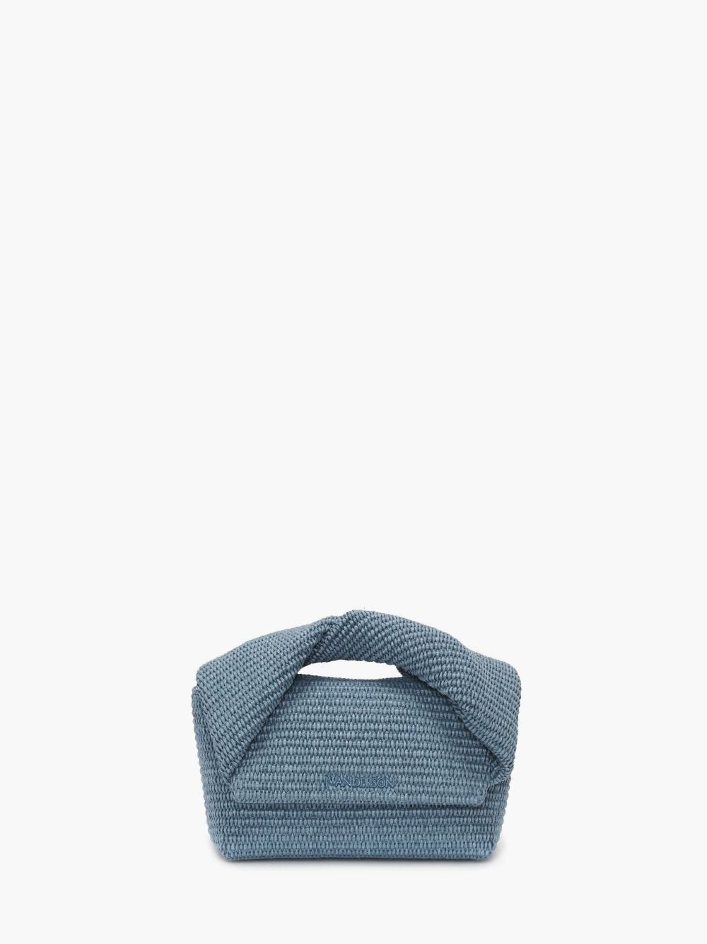 MEDIUM TWISTER - RAFFIA TOP HANDLE BAG - 1