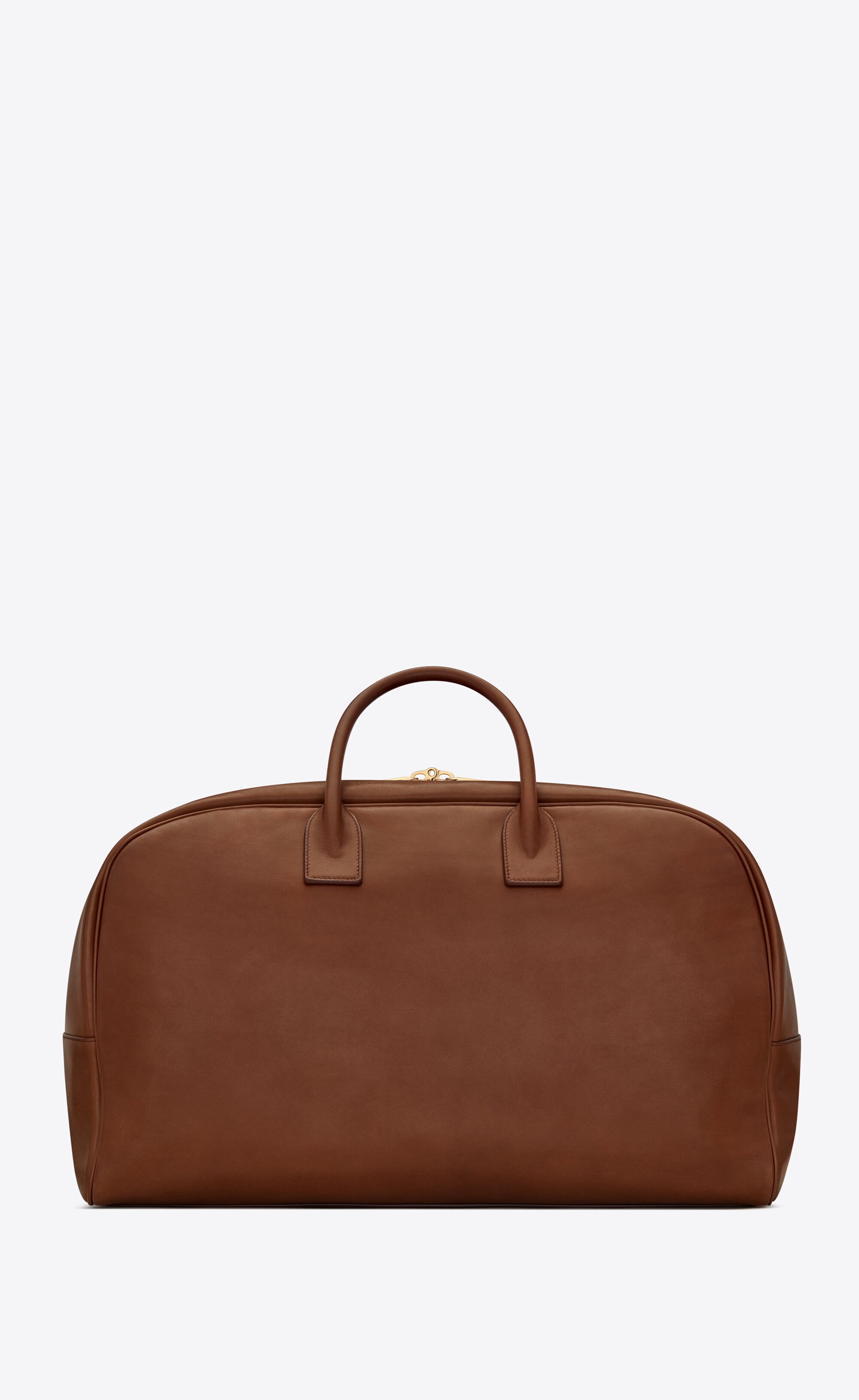 bowling bag in saddle leather - 2