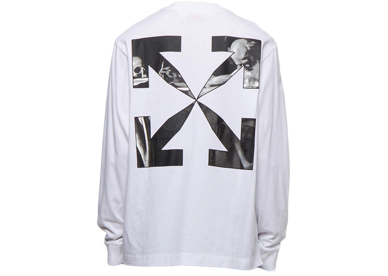 Off-White OFF-WHITE Caravaggio Arrow Skate L/S Tee White outlook