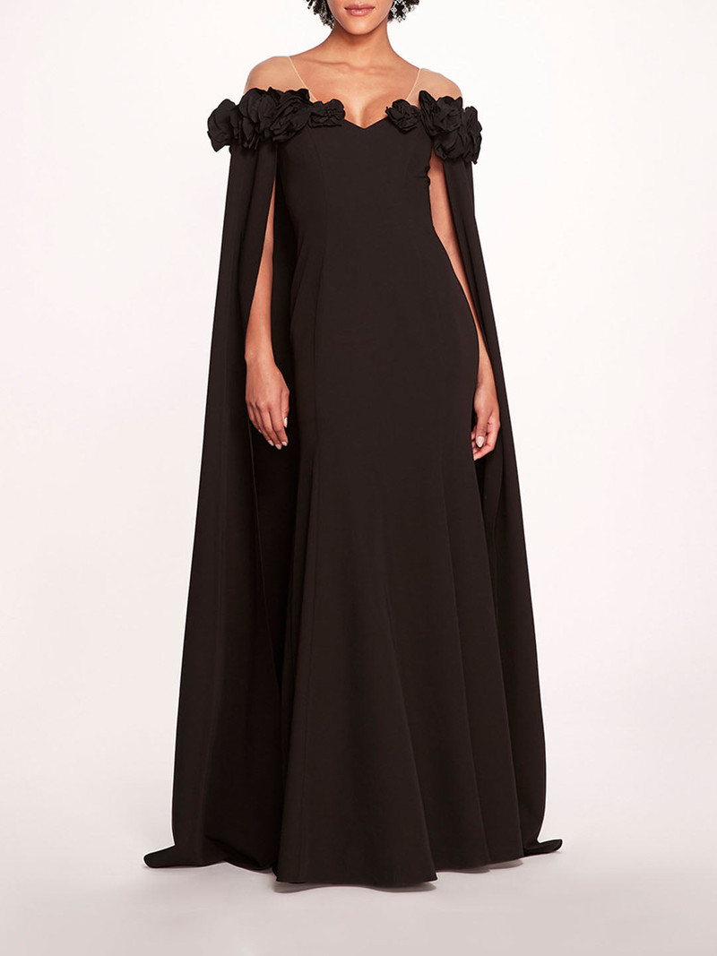OFF SHOULDER ILLUSION GOWN 1