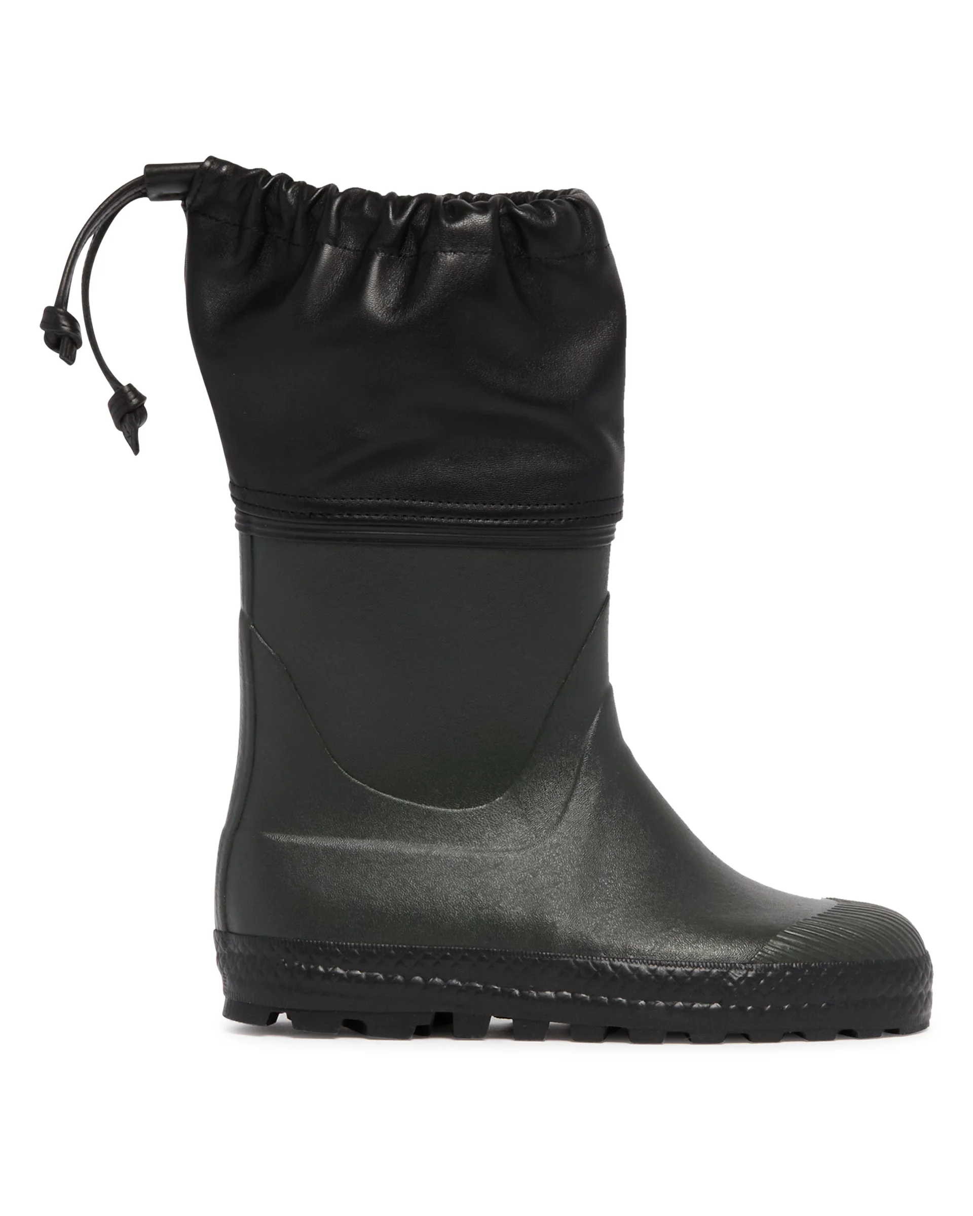 Black Low Rain Boots - 1