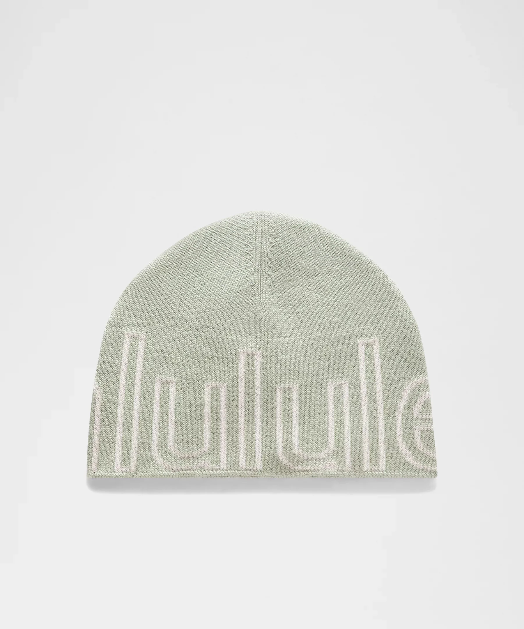 Wordmark Merino Wool Skull Beanie - 1