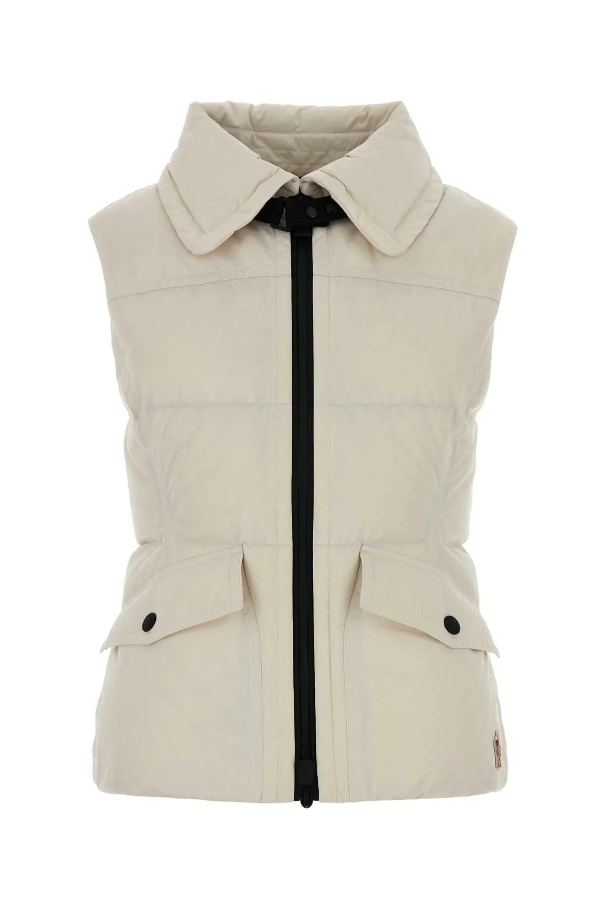 Moncler Grenoble Women Ivory Polyester Sleeveless Hallaine Down Jacket - 1