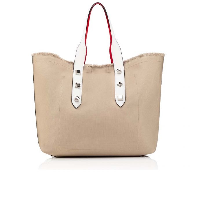 Frangibus Tote Bag BEIGE-BLACK/SNOW/SILVER - 4