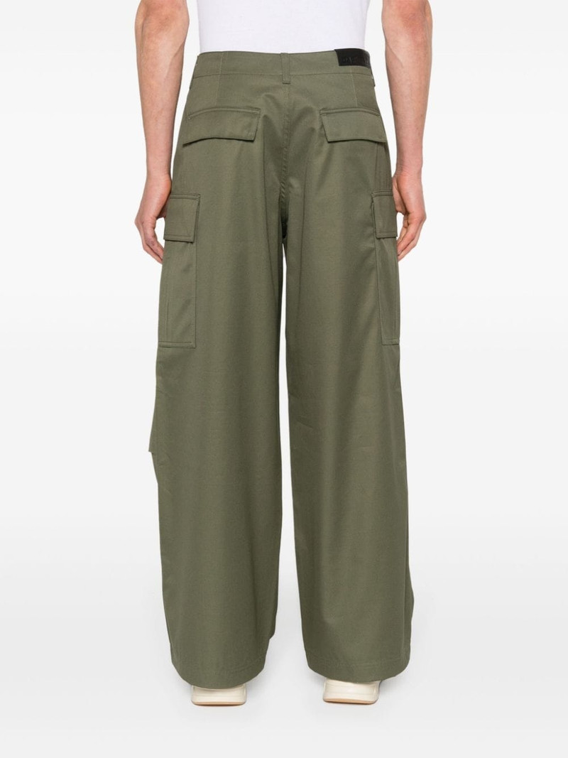 twill wide-leg trousers 4