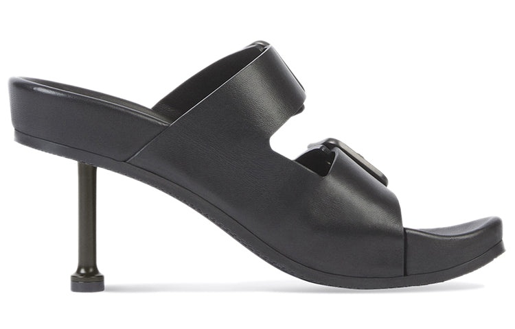 (WMNS) Balenciaga Mallorca Sandals 'Black' 656621WA2M61010 - 2