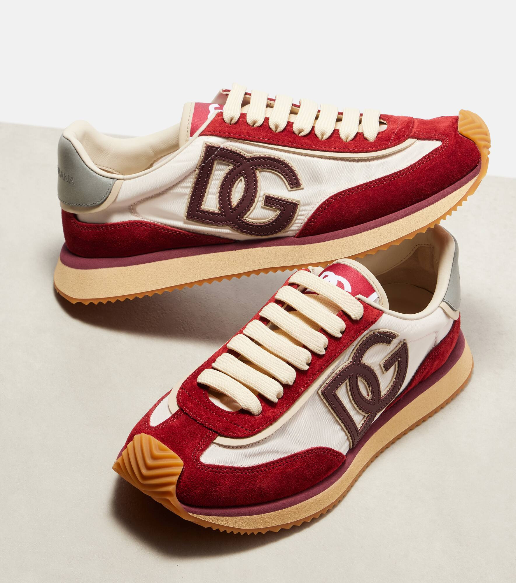 DG Cushion suede-trimmed sneakers - 5