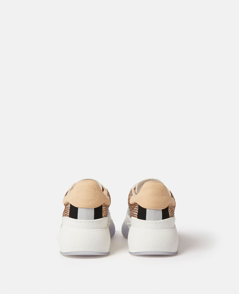 Stella McCartney Loop Crystal Degradé Lace-Up Trainers outlook