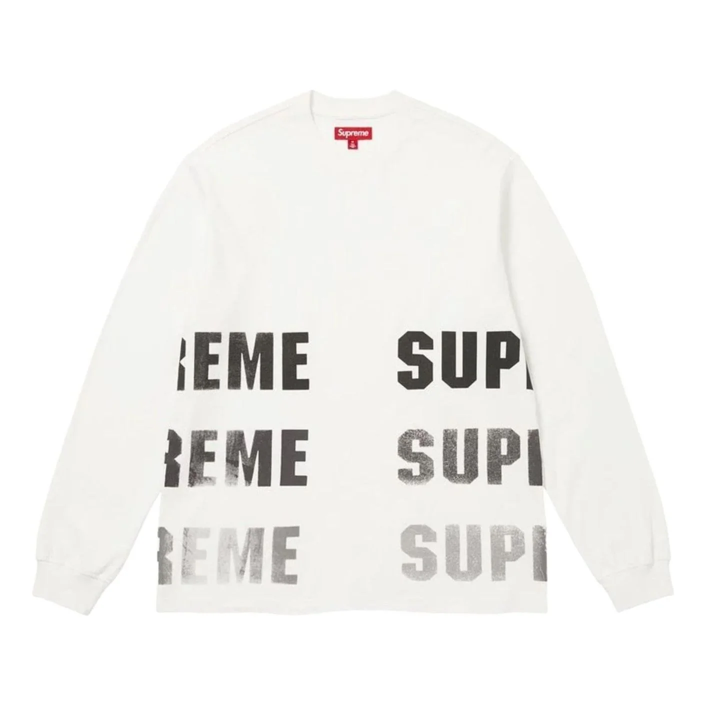 Supreme FW26 Reflective L/S T-Shirt 'White' SUP-FW26-071-WHT - 1
