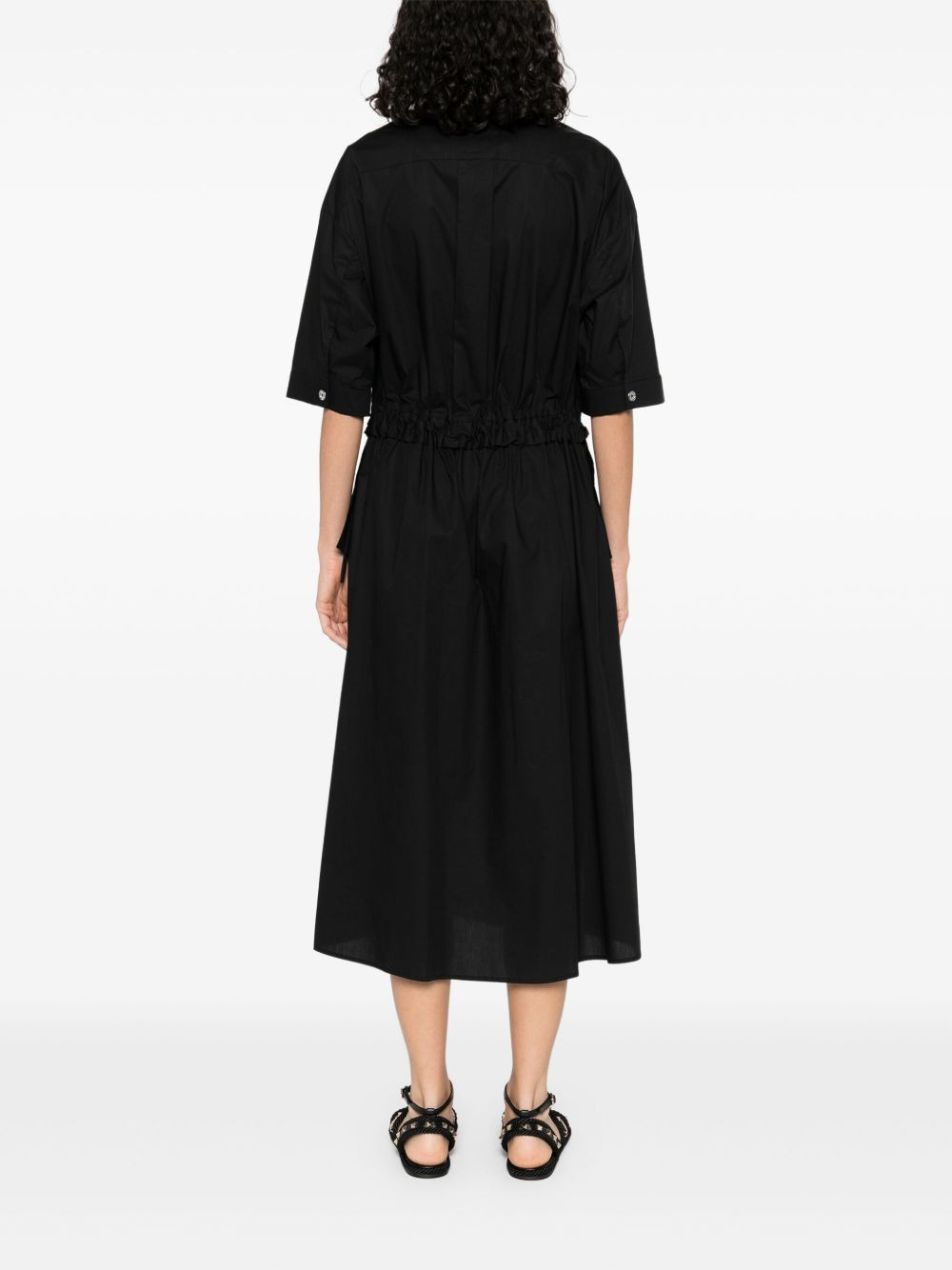 cotton midi dress - 4