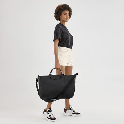 Longchamp Le Pliage Energy S Travel bag Black - Recycled canvas outlook