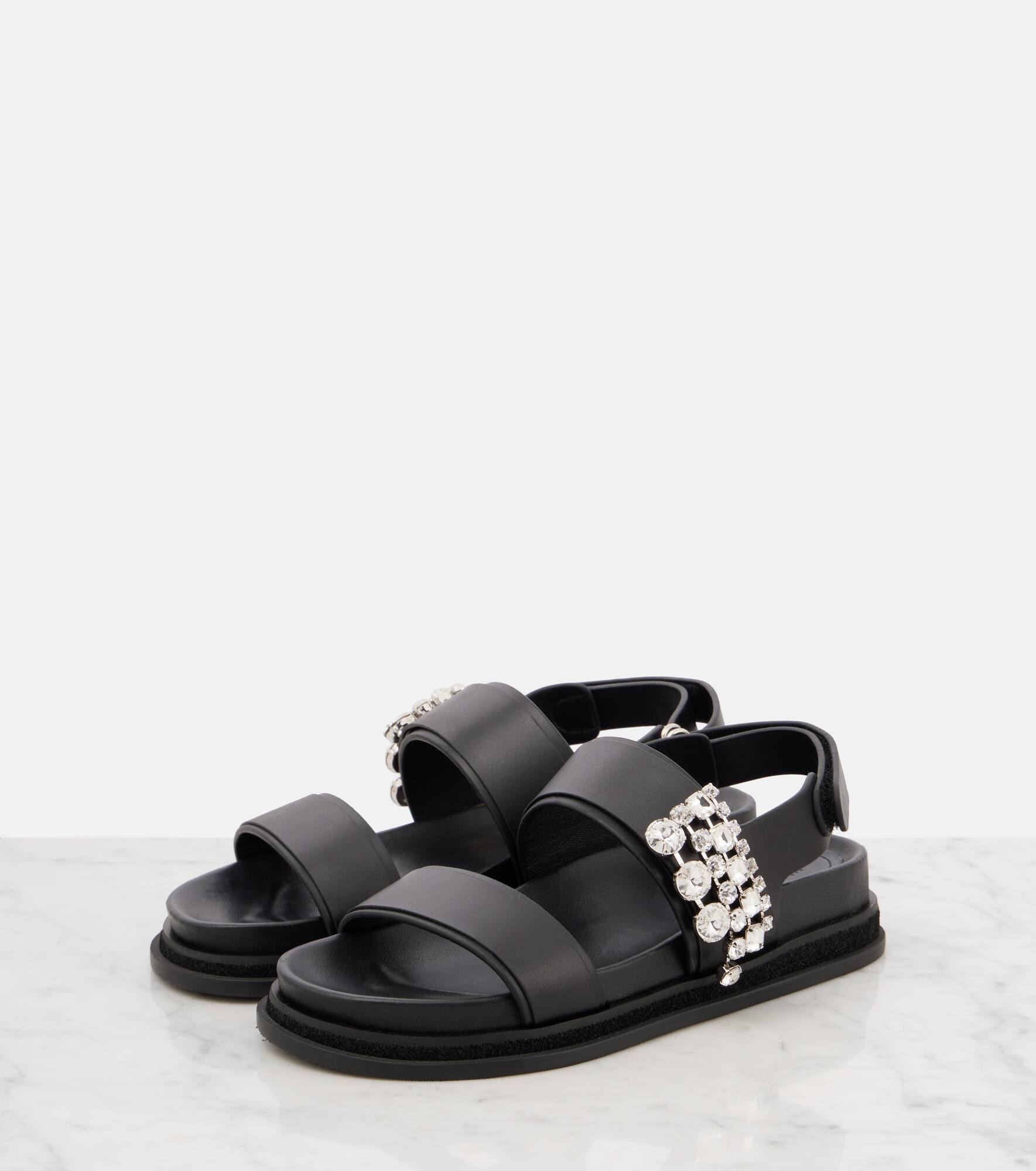 Verity embellished leather sandals - 4