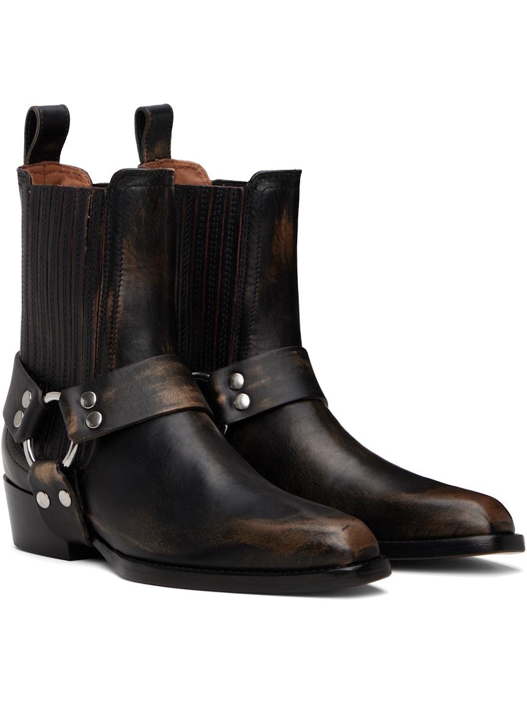 Black Helena Ankle Boots - 4