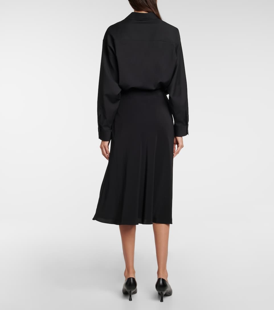 Medela silk satin midi skirt - 3