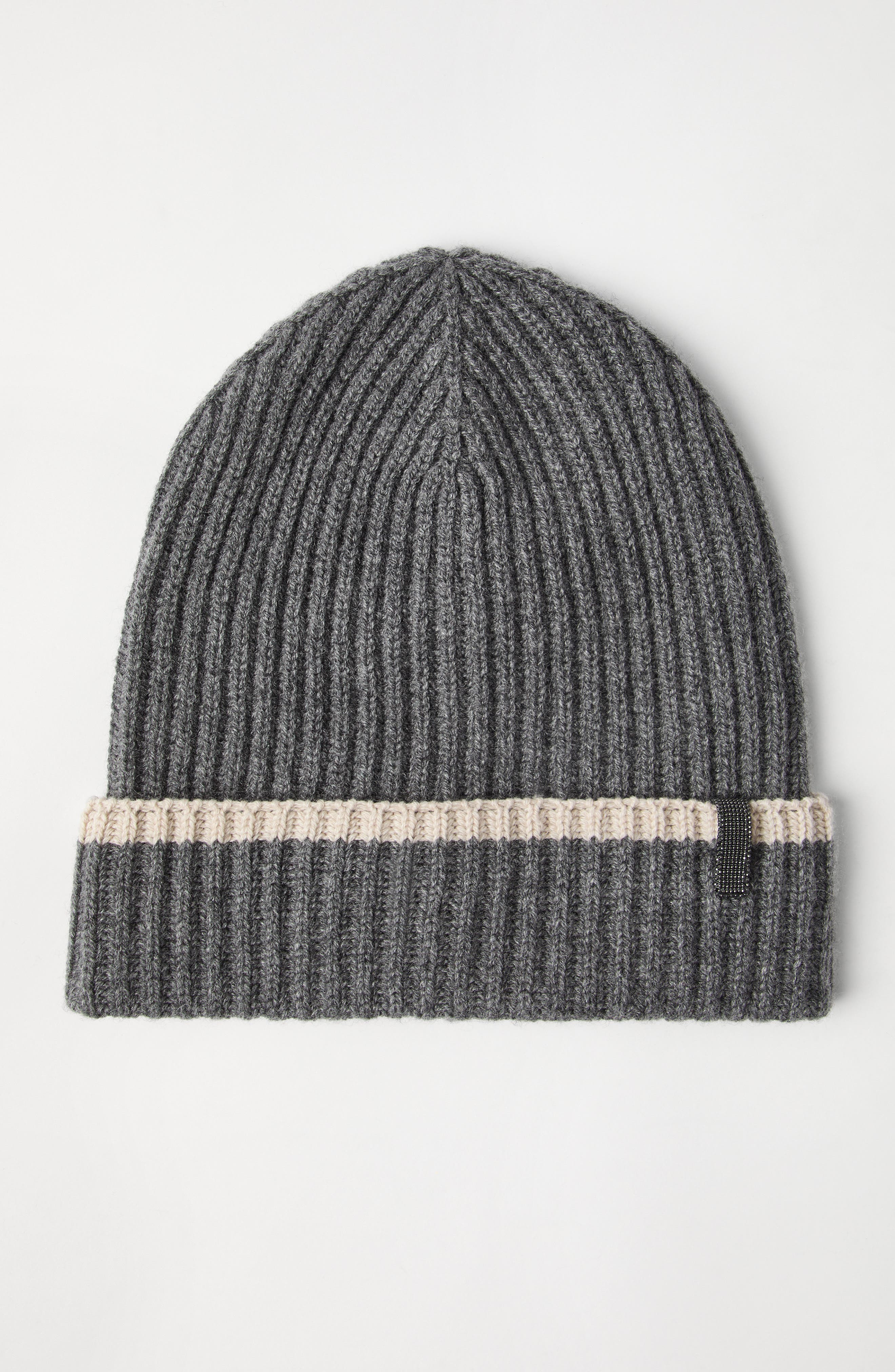 Brunello Cucinelli Knit beanie in Medium Grey at Nordstrom - 2
