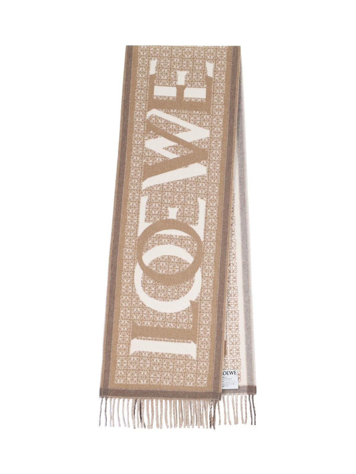 "LOVE" REVERSIBLE SCARF - 1