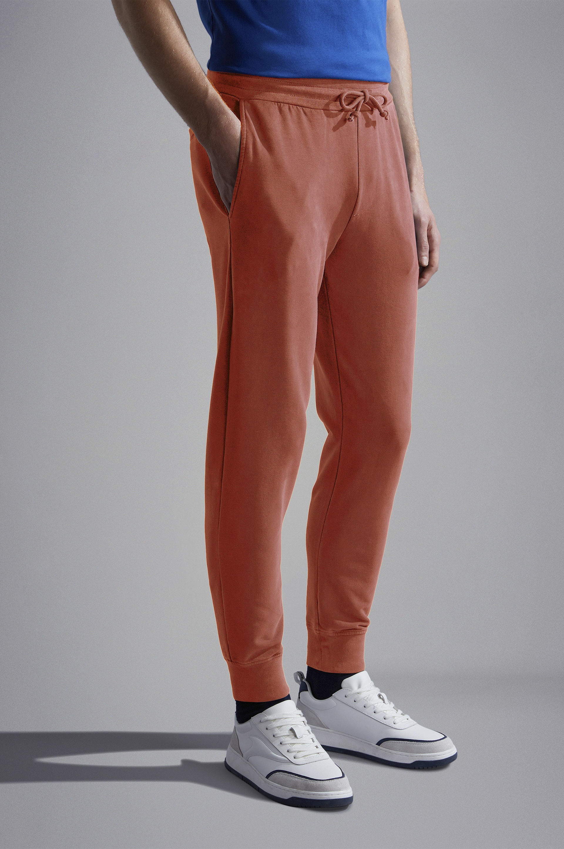 GARMENT DYED STRETCH COTTON JOGGERS - 6
