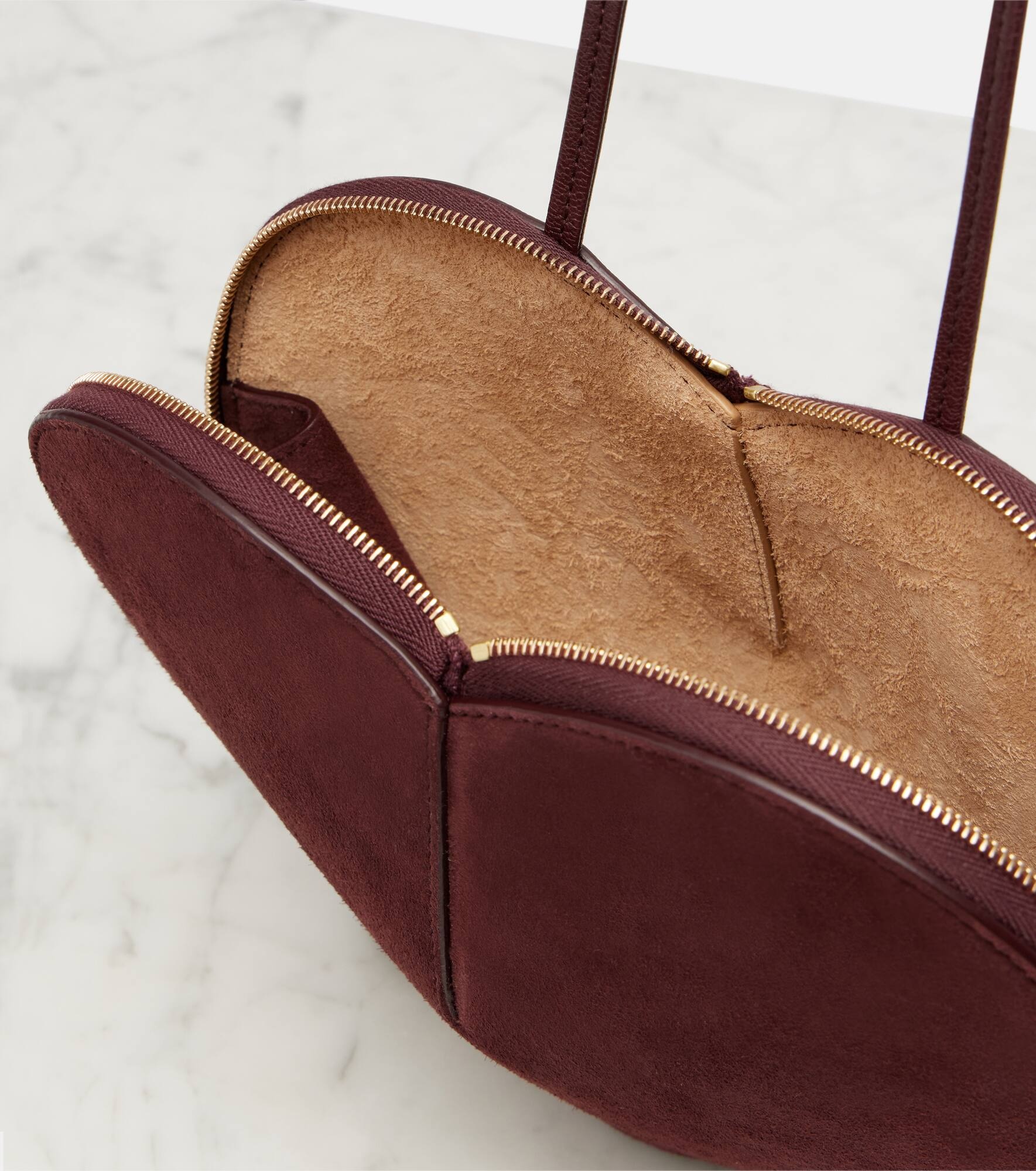 Le Cœur suede shoulder bag - 3