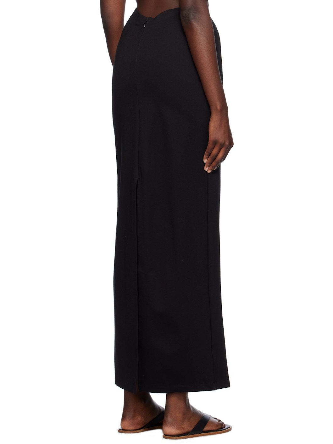 Black Petunia Maxi Skirt - 3