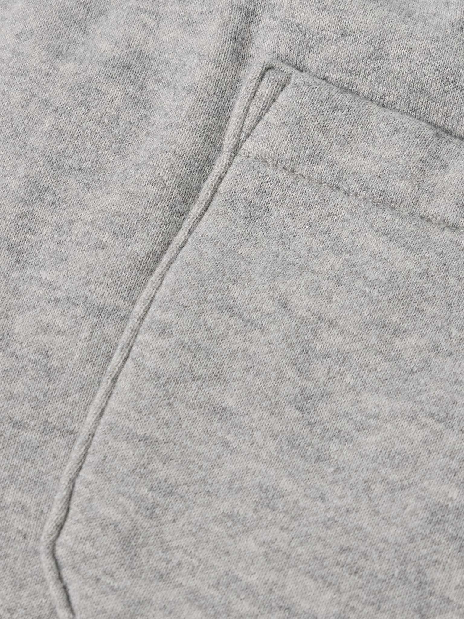 Daily Wide-Leg Cotton and Cashmere-Blend Jersey Shorts - 4
