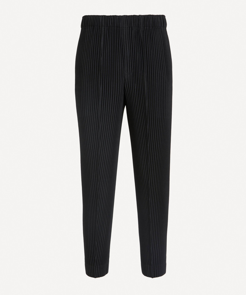 Pleated Centre-Crease Trousers 1