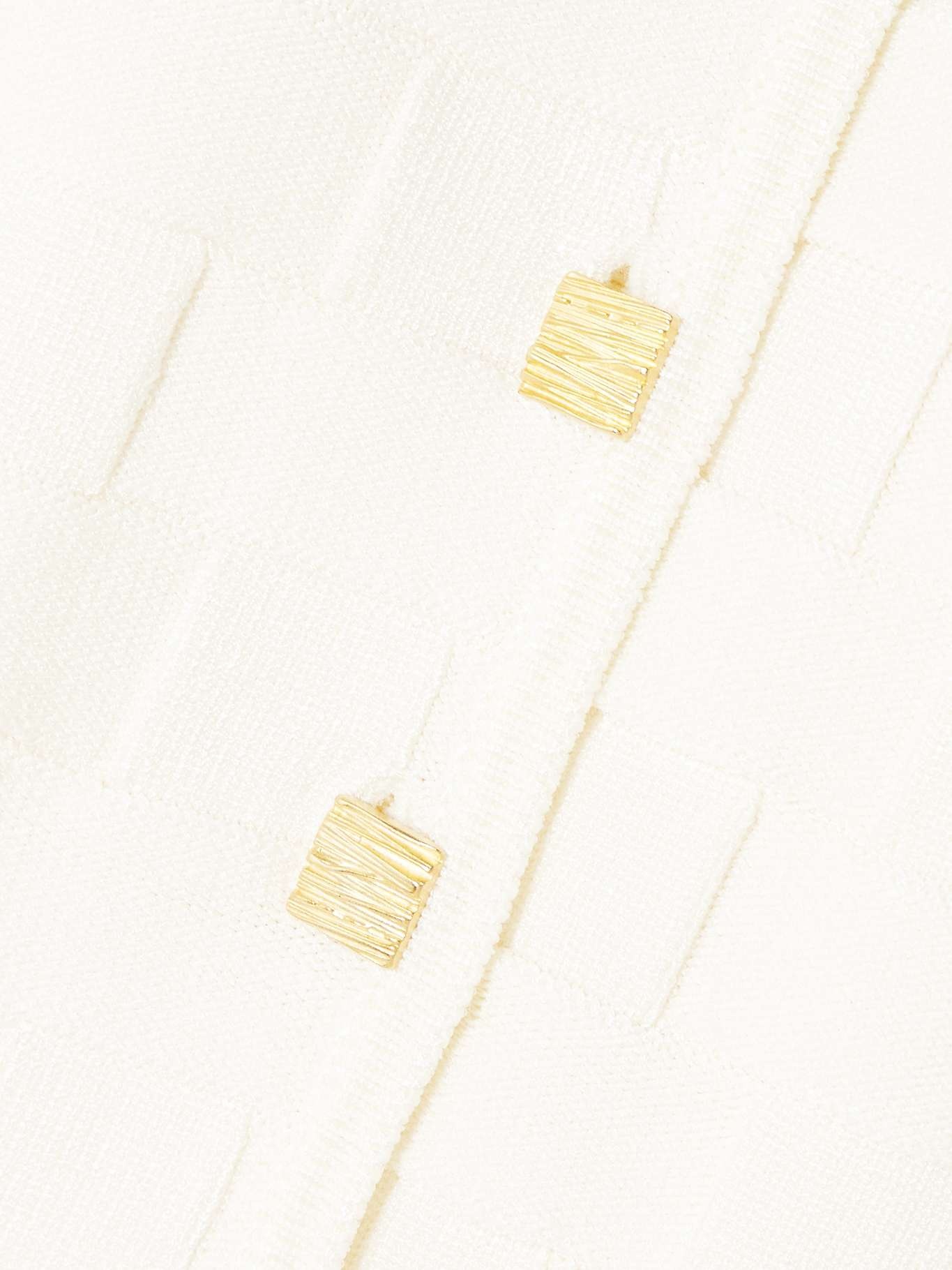 Uma checked jacquard-knit cardigan - 4