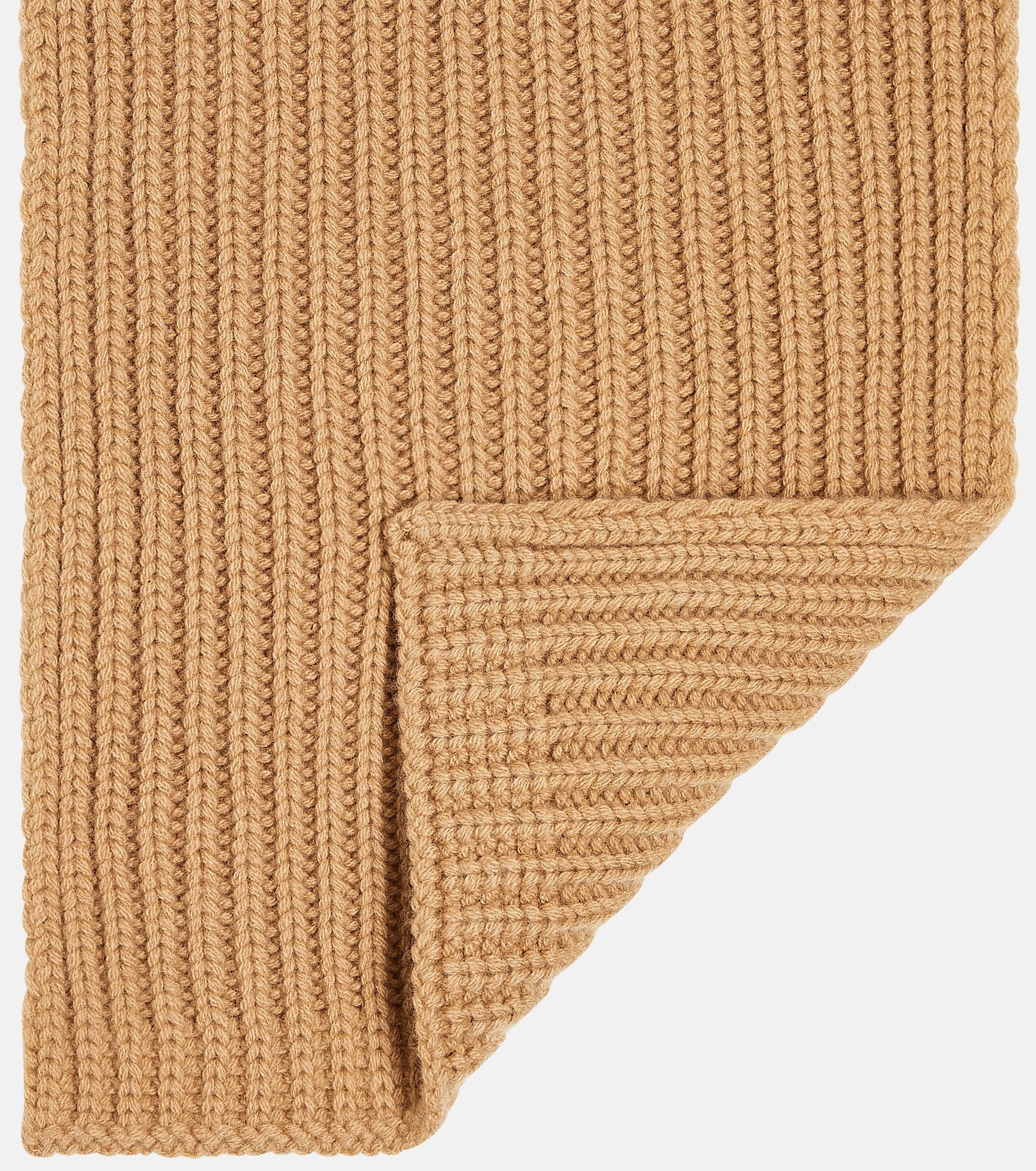 Ribbed-knit wool and cashmere scarf - 5