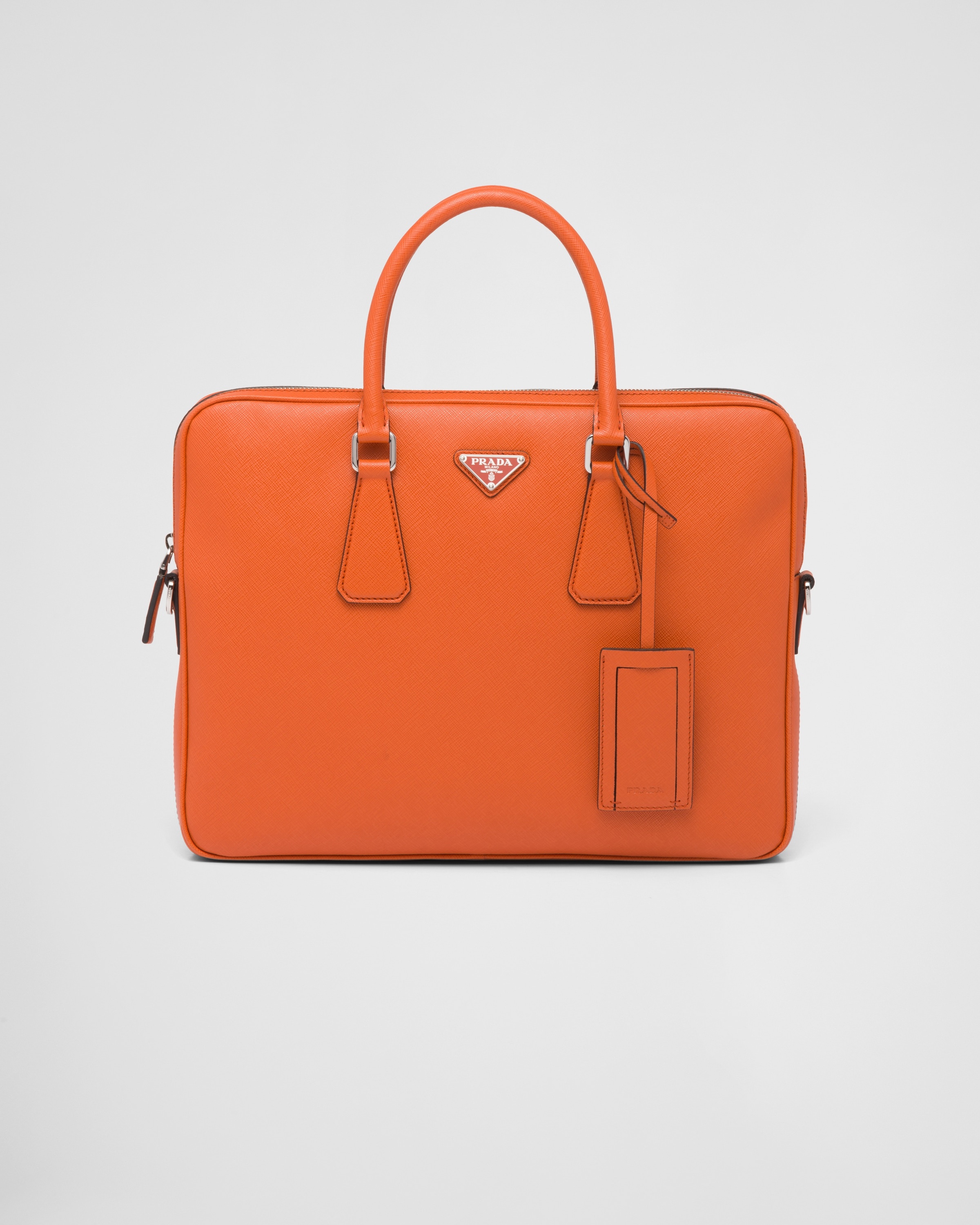 Saffiano Leather Work Bag - 1
