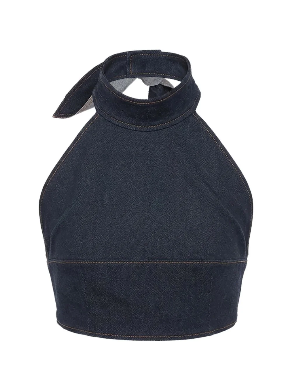 bow-tie halter bustier - 1