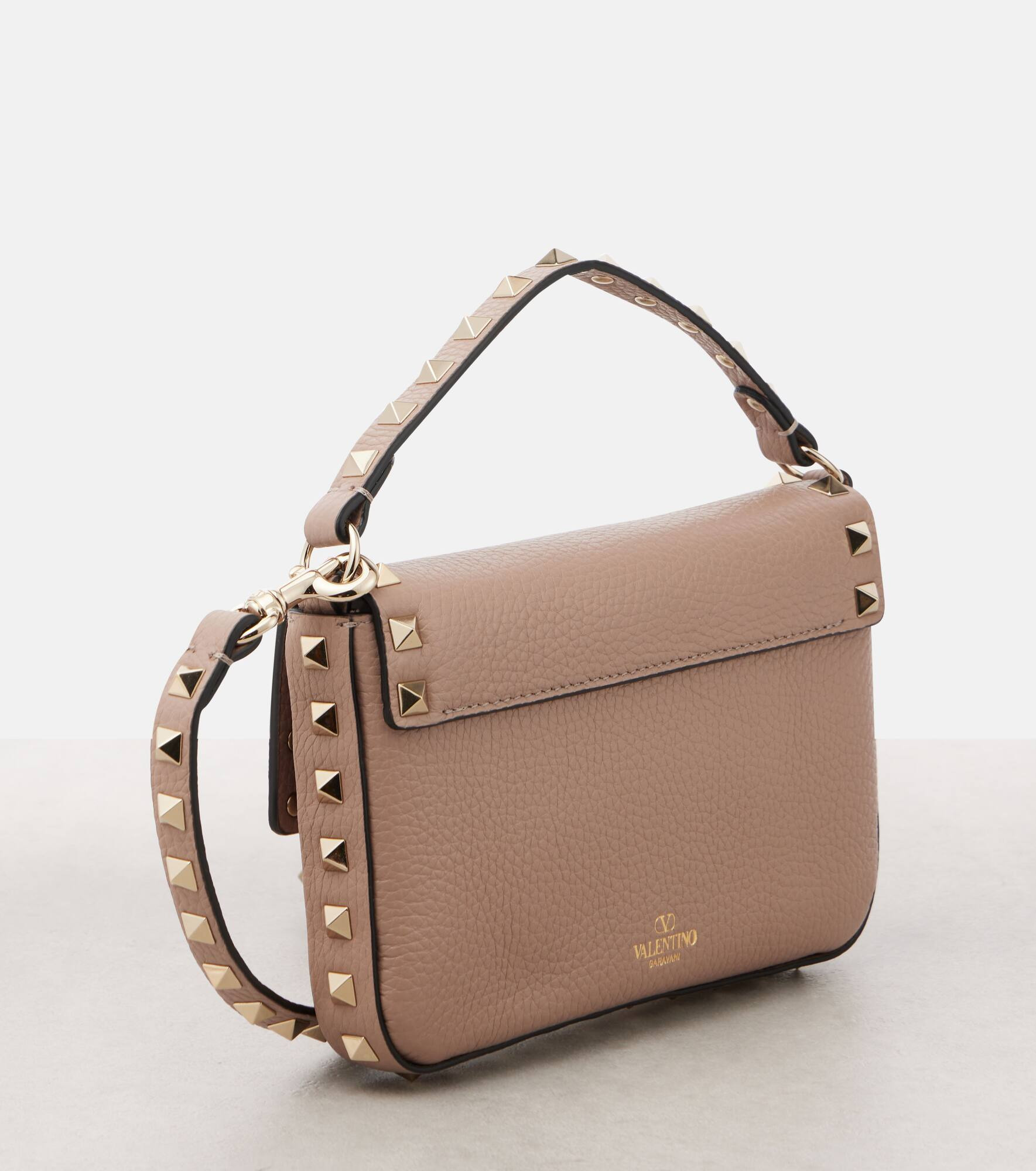 Rockstud Small leather shoulder bag - 4