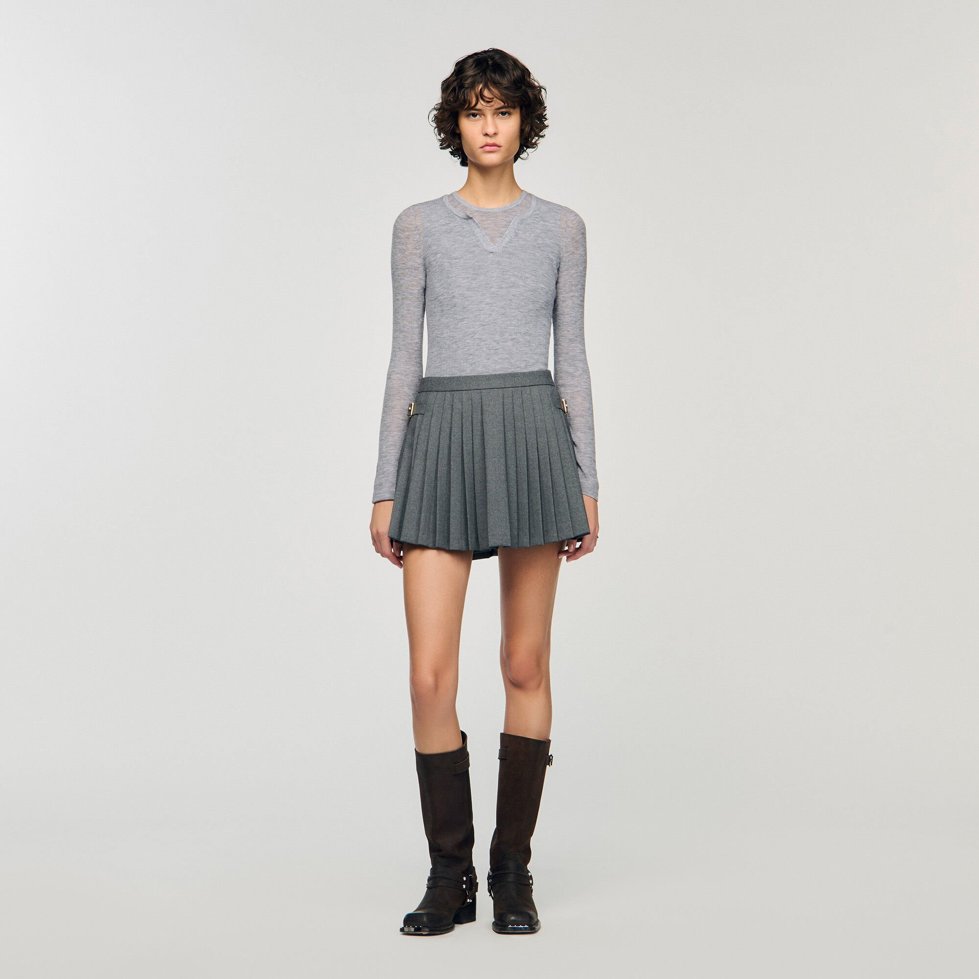PLEATED SKORT - 2