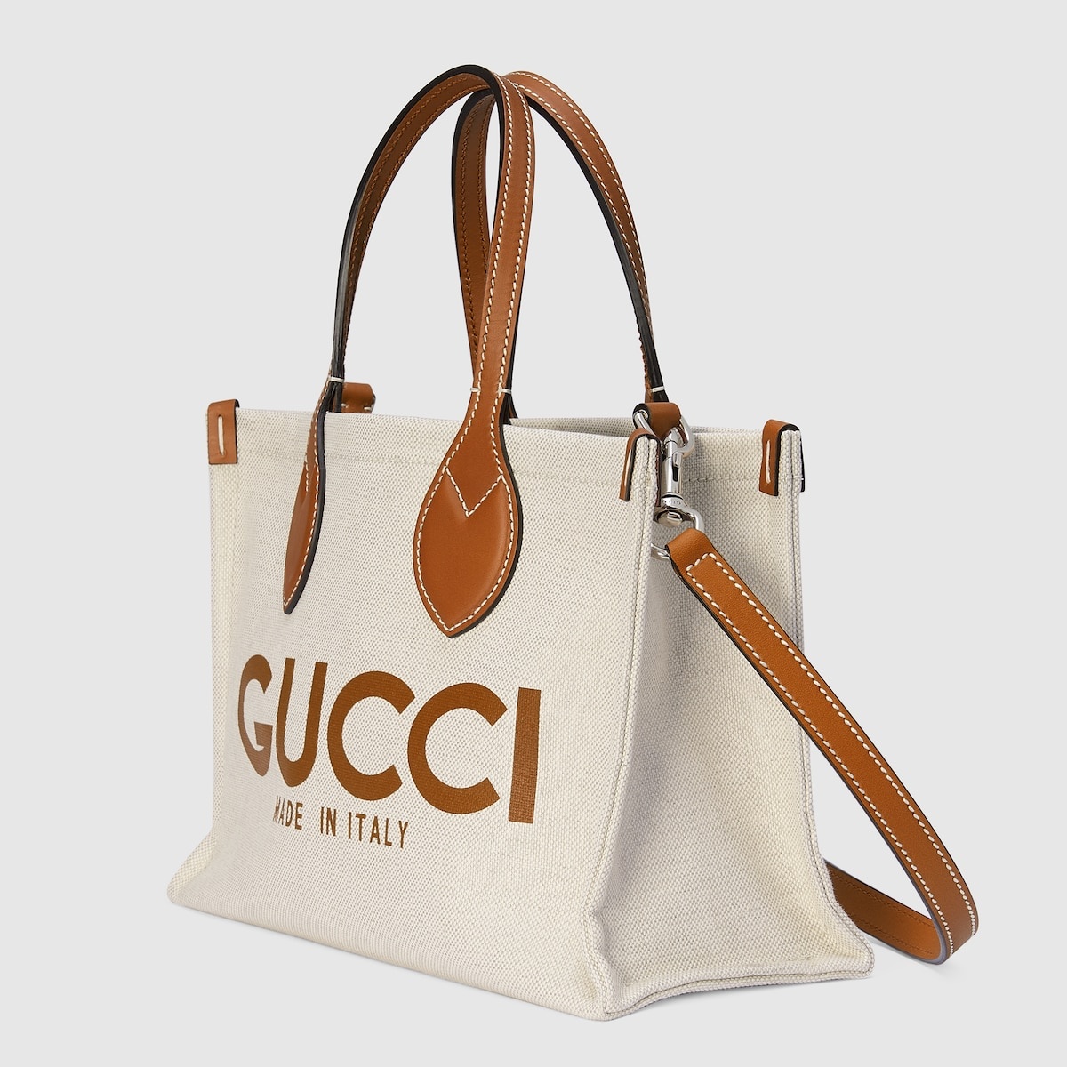 Mini tote bag with Gucci print - 2